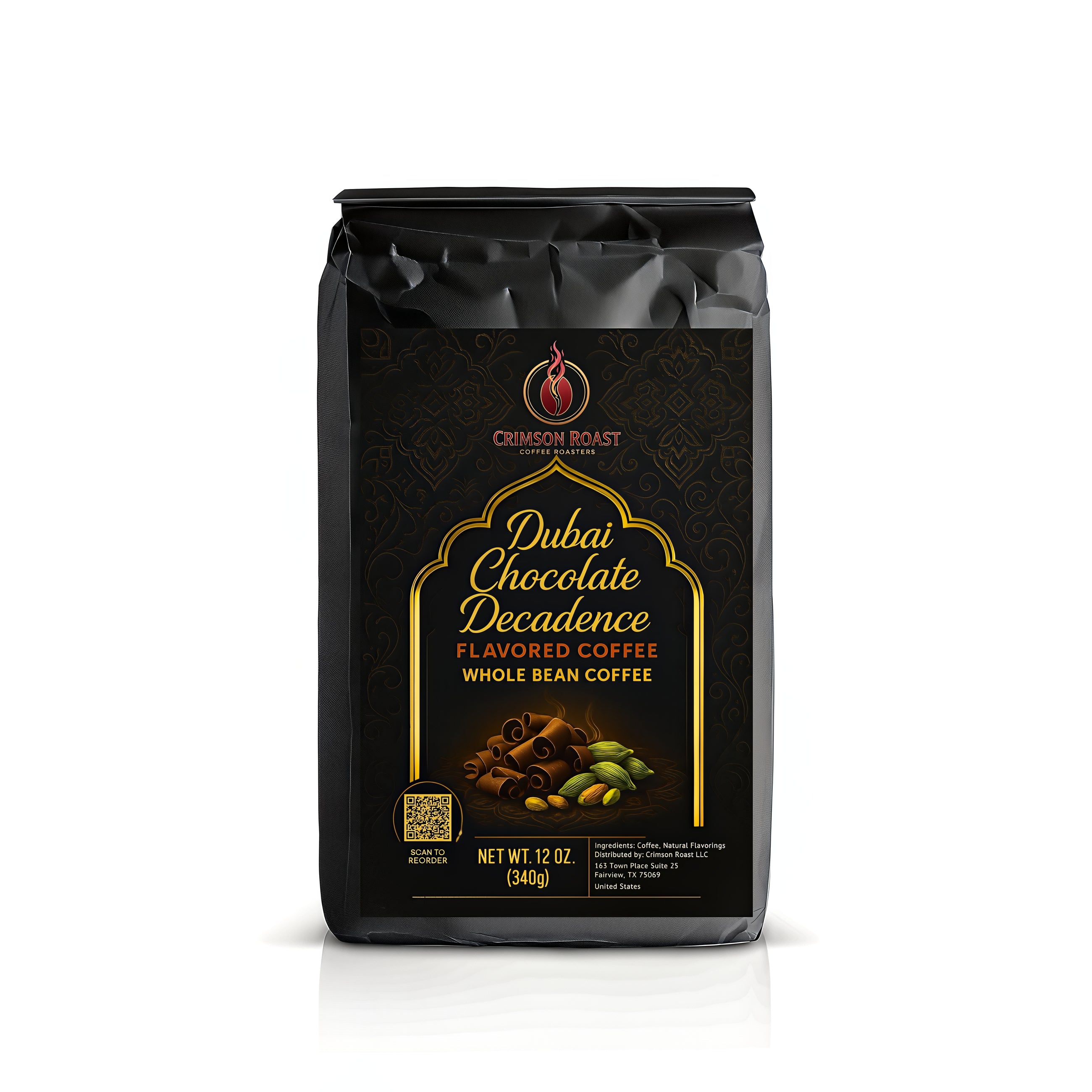 Dubai Chocolate Decadence Flavored Coffee