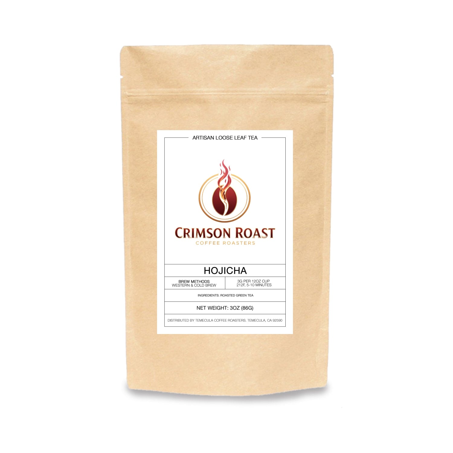 Stone-Milled Hojicha Roasted Green Tea